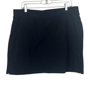 T by Talbots women’s black skirt size XL with pockets Skort